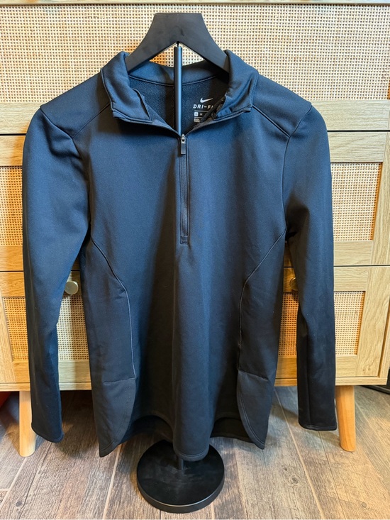Nike Sweaters - Nike Black Women's Dri-FIT Half-Zip Performance Pullover